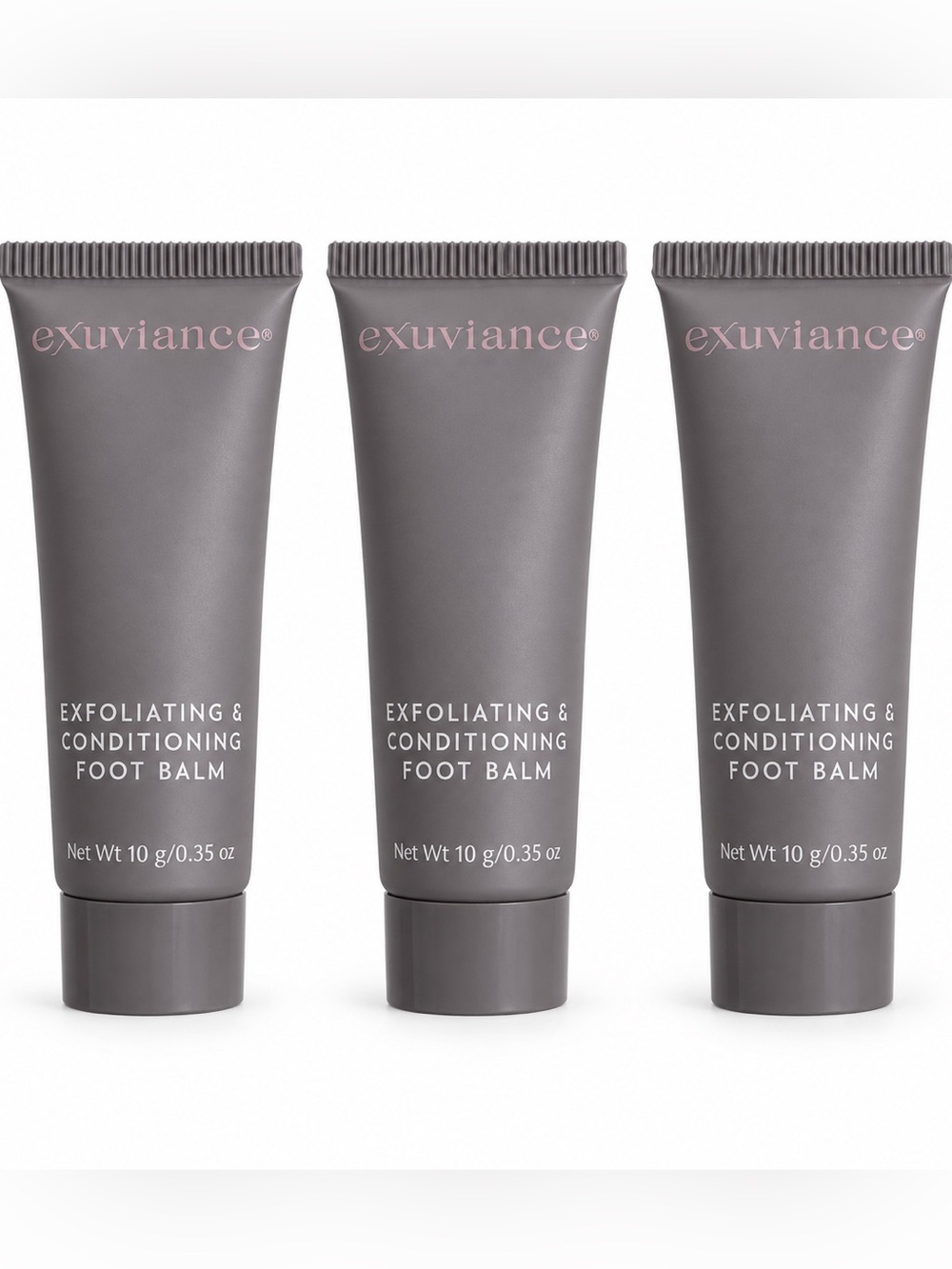 Exuviance Exfoliating & Conditioning Foot Balm Mini Trio 0.35oz X 3 BRAND NEW